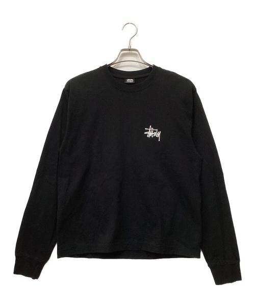 stussy（ステューシー）stussy (ステューシー) 長袖カットソー ブラック サイズ:Mの古着・服飾アイテム
