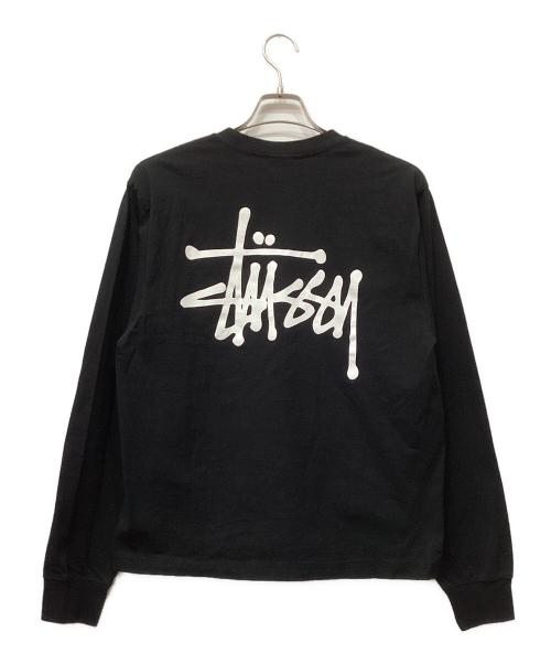 stussy（ステューシー）stussy (ステューシー) 長袖カットソー ブラック サイズ:Mの古着・服飾アイテム