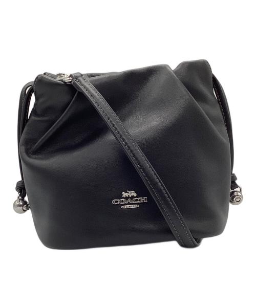 COACH（コーチ）COACH (コーチ) フェイ ミニ ドローストリング バッグ・ルーシング ブラックの古着・服飾アイテム