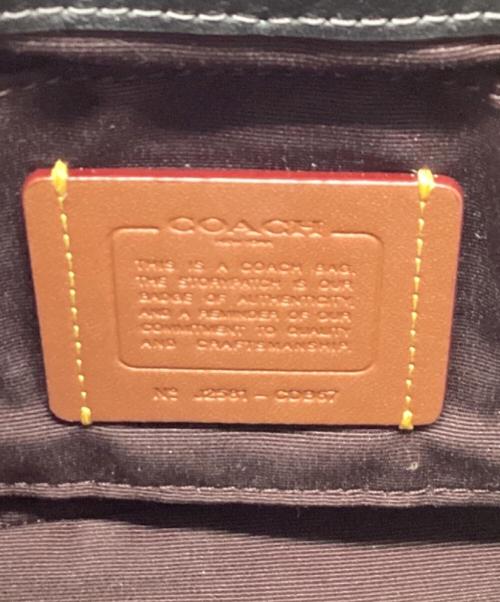 COACH（コーチ）COACH (コーチ) フェイ ミニ ドローストリング バッグ・ルーシング ブラックの古着・服飾アイテム