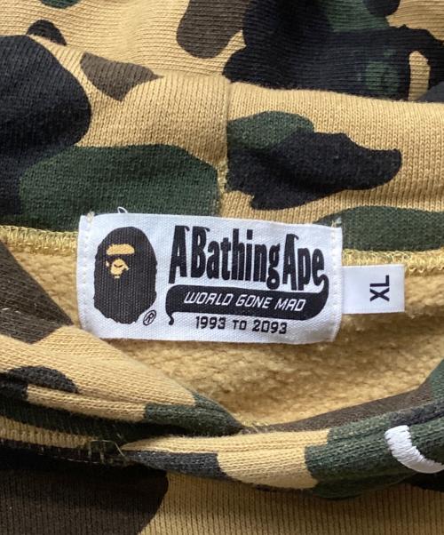 A BATHING APE（アベイシングエイプ）A BATHING APE (アベイシングエイプ) プルオーバーパーカー カモフラ サイズ:XLの古着・服飾アイテム