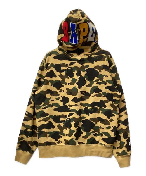 A BATHING APE（アベイシングエイプ）A BATHING APE (アベイシングエイプ) プルオーバーパーカー カモフラ サイズ:XLの古着・服飾アイテム