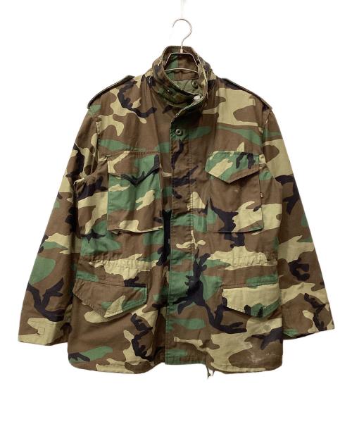 ALPHA（アルファ）ALPHA (アルファ) M-65 cold weater field coat グリーン×ブラウン サイズ:MEDIUM REGULARの古着・服飾アイテム