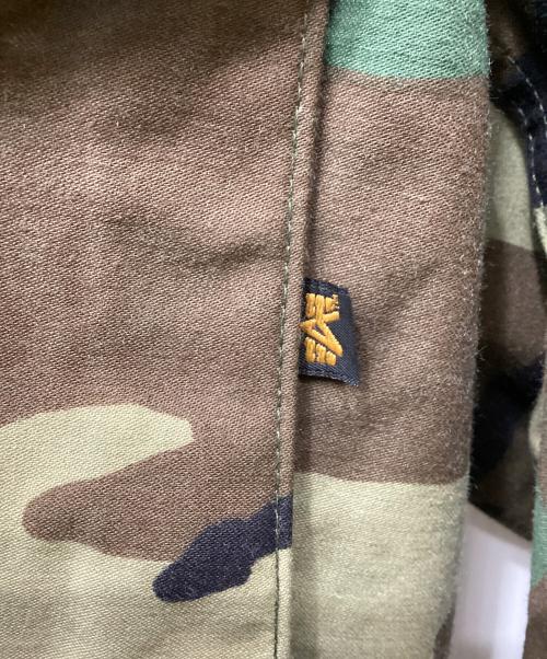 ALPHA（アルファ）ALPHA (アルファ) M-65 cold weater field coat グリーン×ブラウン サイズ:MEDIUM REGULARの古着・服飾アイテム