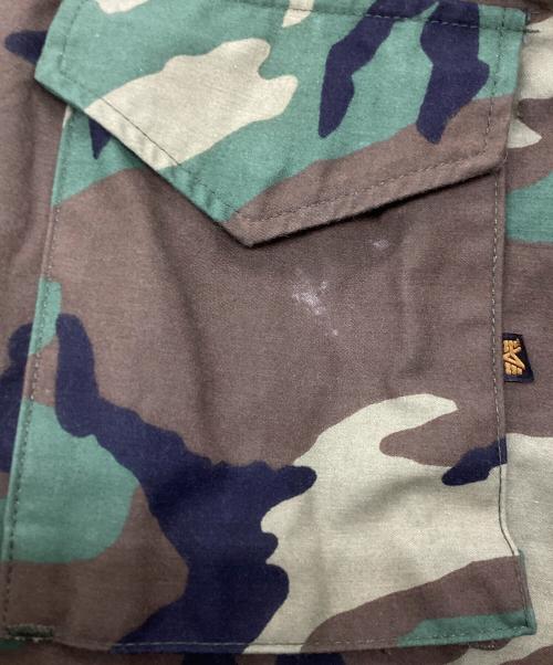 ALPHA（アルファ）ALPHA (アルファ) M-65 cold weater field coat グリーン×ブラウン サイズ:MEDIUM REGULARの古着・服飾アイテム