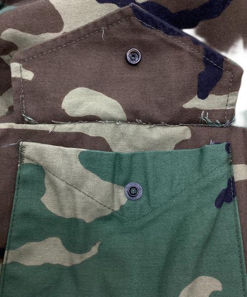 ALPHA（アルファ）ALPHA (アルファ) M-65 cold weater field coat グリーン×ブラウン サイズ:MEDIUM REGULARの古着・服飾アイテム