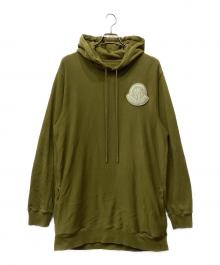 MONCLER（モンクレール）の古着「MAGLIA CON CAPPUCCIO」｜カーキ