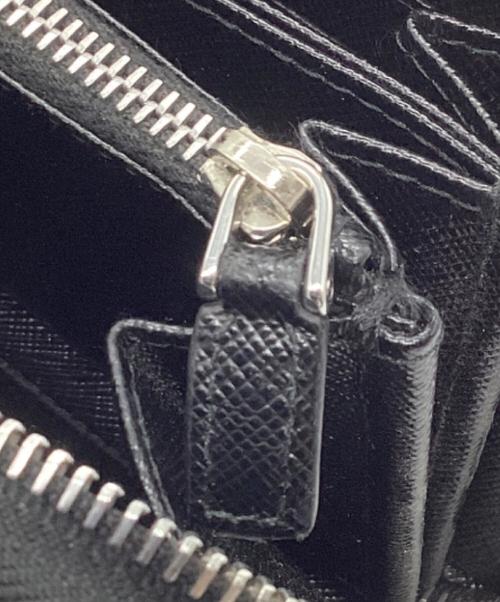 PRADA（プラダ）PRADA (プラダ) 長財布　サフィアーノ ブラックの古着・服飾アイテム