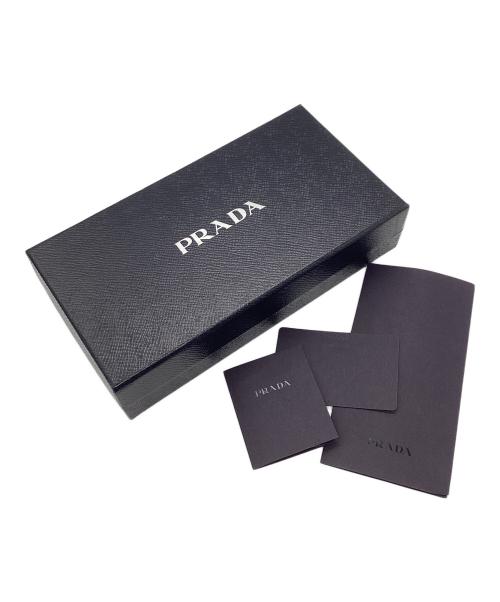 PRADA（プラダ）PRADA (プラダ) 長財布　サフィアーノ ブラックの古着・服飾アイテム