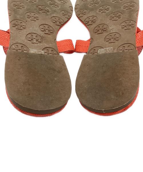 TORY BURCH（トリーバーチ）TORY BURCH (トリーバーチ) サンダル オレンジ サイズ:7.5Mの古着・服飾アイテム