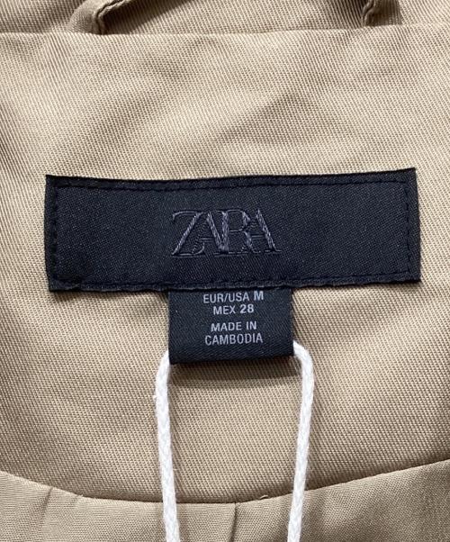 ZARA（ザラ）ZARA (ザラ) ショートダブルブレストトレンチコート ベージュ サイズ:Mの古着・服飾アイテム