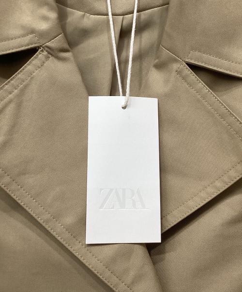ZARA（ザラ）ZARA (ザラ) ショートダブルブレストトレンチコート ベージュ サイズ:Mの古着・服飾アイテム