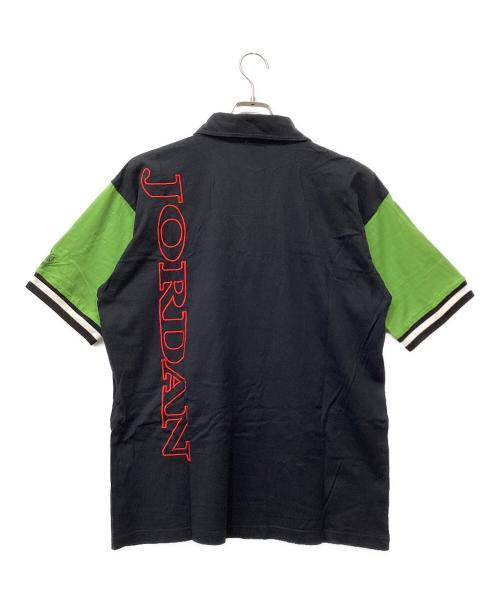 NIKE（ナイキ）NIKE (ナイキ) ハーフジップスウェット ブラック×グリーン サイズ:XLの古着・服飾アイテム
