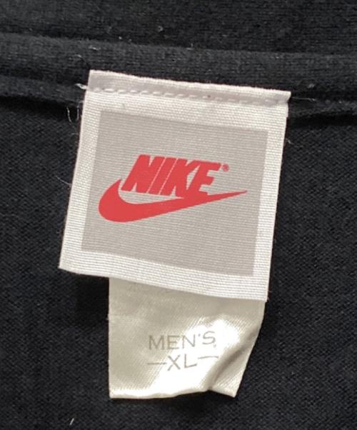 NIKE（ナイキ）NIKE (ナイキ) ハーフジップスウェット ブラック×グリーン サイズ:XLの古着・服飾アイテム