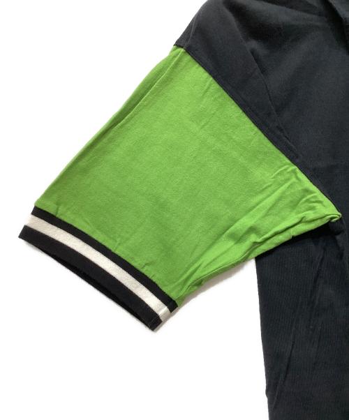 NIKE（ナイキ）NIKE (ナイキ) ハーフジップスウェット ブラック×グリーン サイズ:XLの古着・服飾アイテム