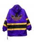 adidas (アディダス) ハーフジップナイロンジャケット パープル サイズ:L：14000円