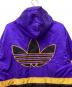 中古・古着 adidas (アディダス) ハーフジップナイロンジャケット パープル サイズ:L：14000円