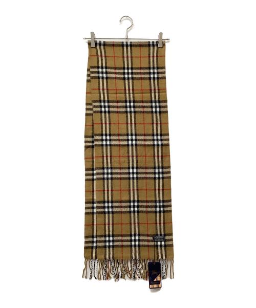 Burberry's（バーバリーズ）Burberry's (バーバリー) マフラー　ノバチェック ベージュの古着・服飾アイテム