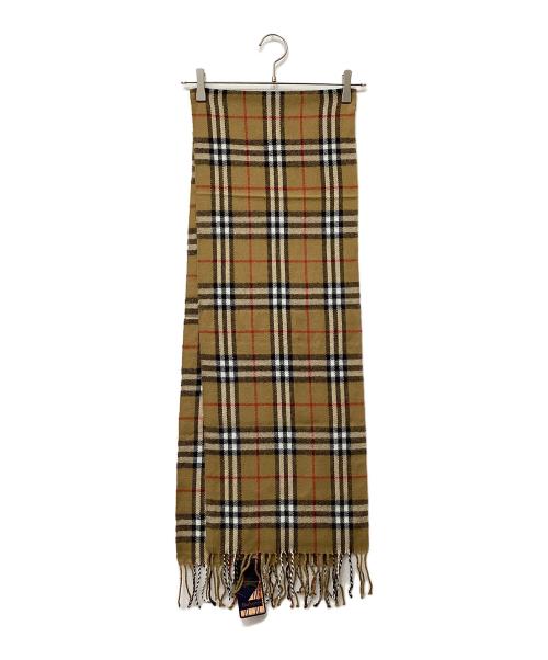 Burberry's（バーバリーズ）Burberry's (バーバリー) マフラー　ノバチェック ベージュの古着・服飾アイテム