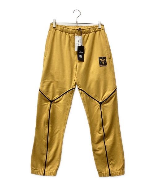 OLLY SHINDER（オリーシンダー）OLLY SHINDER (オリーシンダー) ジップディテールパンツ イエロー サイズ:Mの古着・服飾アイテム