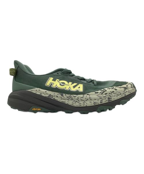 HOKA（ホカ）HOKA (ホカ) SPEEDGOAT6　ランニングシューズ グリーン サイズ:US9.5Dの古着・服飾アイテム