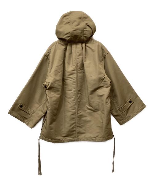 CLANE（クラネ）CLANE (クラネ) SIDE OPEN WIDE ANORAK ベージュ サイズ:1の古着・服飾アイテム