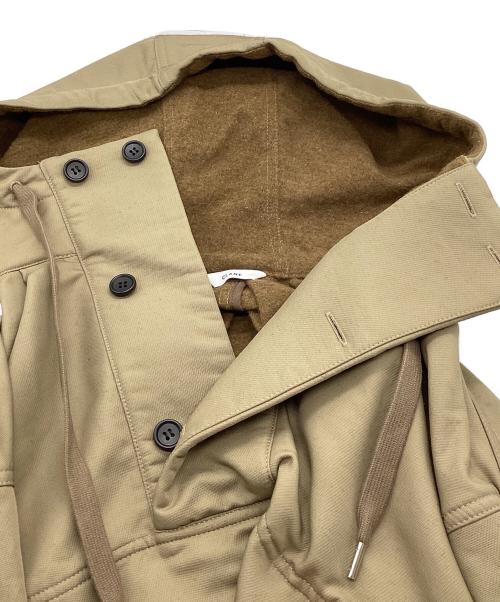 CLANE（クラネ）CLANE (クラネ) SIDE OPEN WIDE ANORAK ベージュ サイズ:1の古着・服飾アイテム
