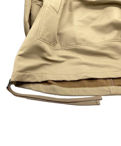 CLANE（クラネ）CLANE (クラネ) SIDE OPEN WIDE ANORAK ベージュ サイズ:1の古着・服飾アイテム