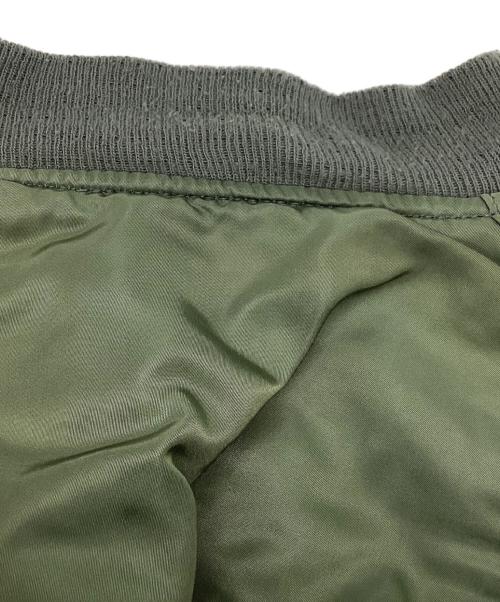 ALPHA INDUSTRIES（アルファインダストリーズ）ALPHA INDUSTRIES (アルファインダストリーズ) MA-1ジャケット カーキ サイズ:LARGEの古着・服飾アイテム