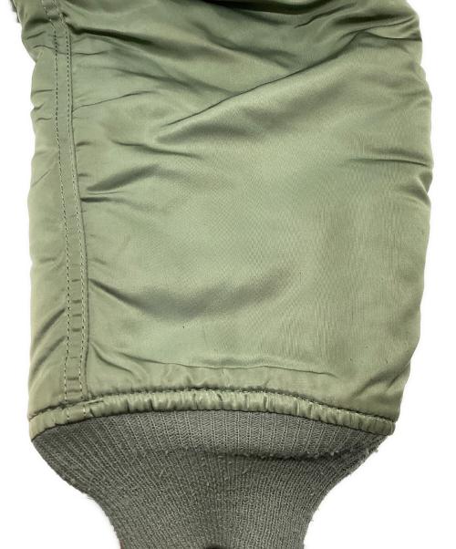 ALPHA INDUSTRIES（アルファインダストリーズ）ALPHA INDUSTRIES (アルファインダストリーズ) MA-1ジャケット カーキ サイズ:LARGEの古着・服飾アイテム