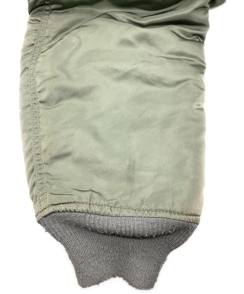 ALPHA INDUSTRIES（アルファインダストリーズ）ALPHA INDUSTRIES (アルファインダストリーズ) MA-1ジャケット カーキ サイズ:LARGEの古着・服飾アイテム