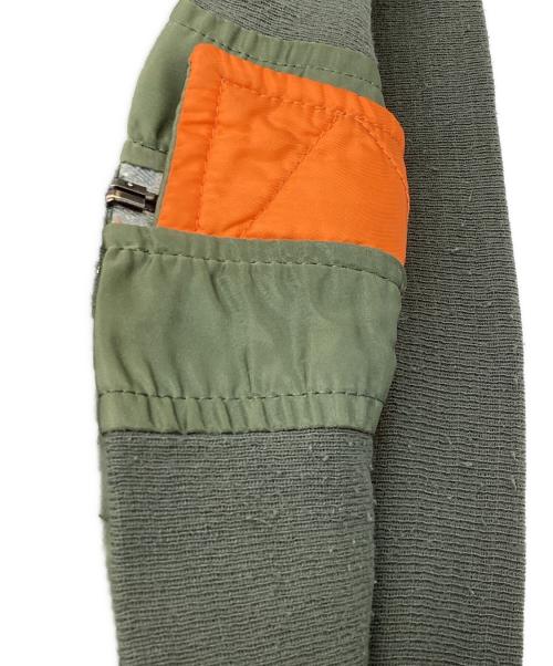 ALPHA INDUSTRIES（アルファインダストリーズ）ALPHA INDUSTRIES (アルファインダストリーズ) MA-1ジャケット カーキ サイズ:LARGEの古着・服飾アイテム
