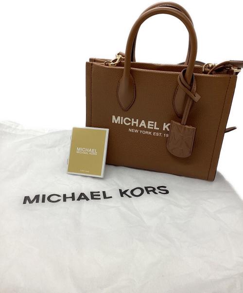 MICHAEL KORS（マイケル・コース）MICHAEL KORS (マイケル・コース) 2WAYバッグ ブラウンの古着・服飾アイテム