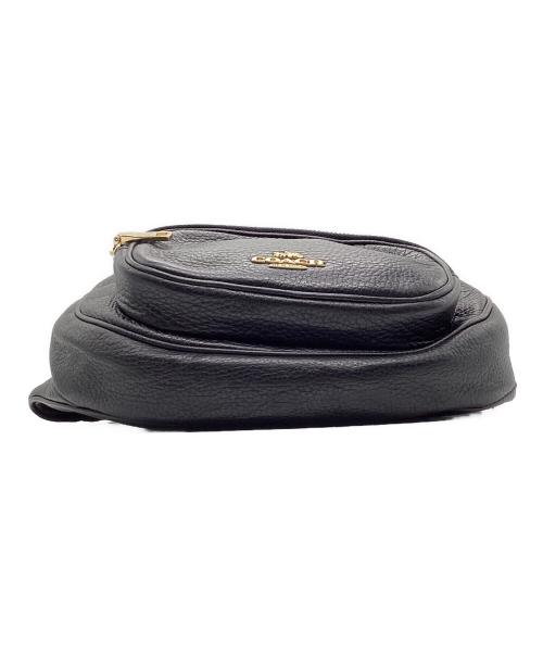 COACH（コーチ）COACH (コーチ) ボディーバッグ ブラック×ゴールドの古着・服飾アイテム