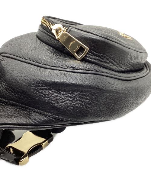 COACH（コーチ）COACH (コーチ) ボディーバッグ ブラック×ゴールドの古着・服飾アイテム