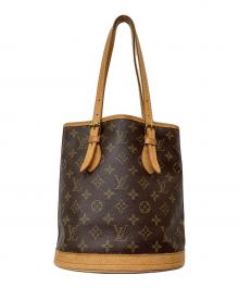 LOUIS VUITTON（ルイ ヴィトン）の古着「バケットPM モノグラム」｜ブラウン