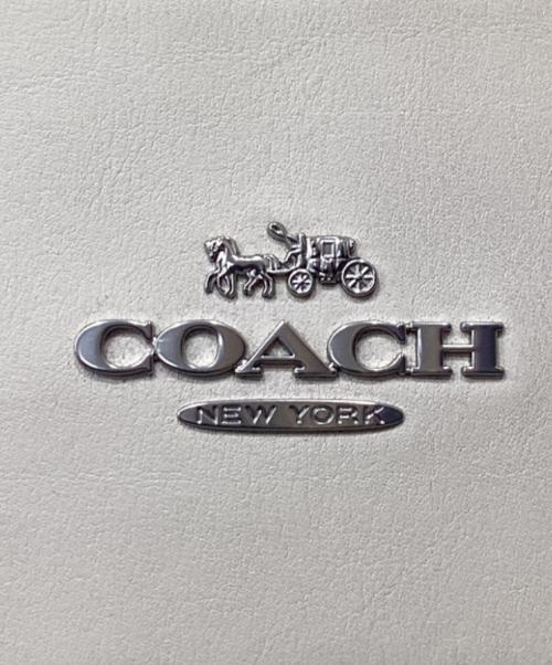 COACH（コーチ）COACH (コーチ) ストローハンドバッグ ベージュの古着・服飾アイテム