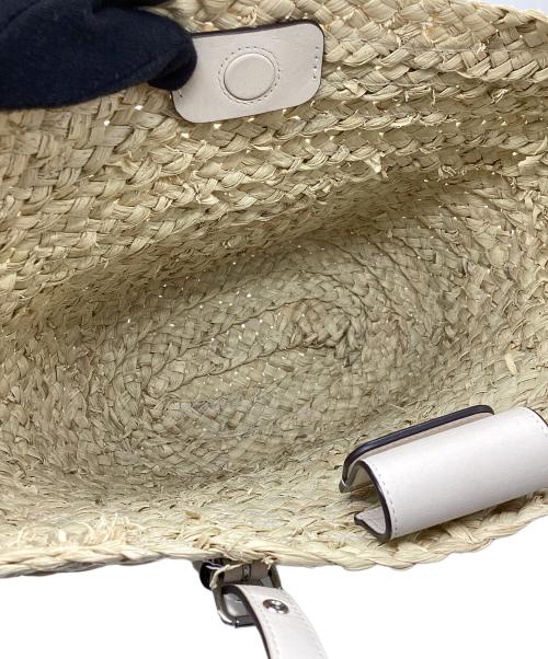 COACH（コーチ）COACH (コーチ) ストローハンドバッグ ベージュの古着・服飾アイテム