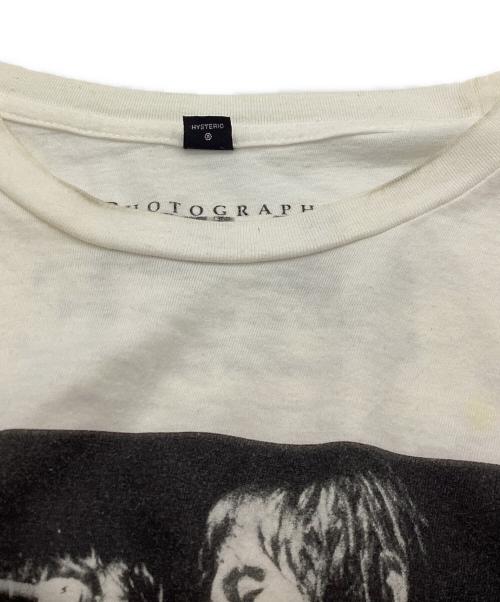 Hysteric Glamour（ヒステリックグラマー）Hysteric Glamour (ヒステリックグラマー) PHOTOGRAPHY 半袖カットソー ホワイト サイズ:Mの古着・服飾アイテム