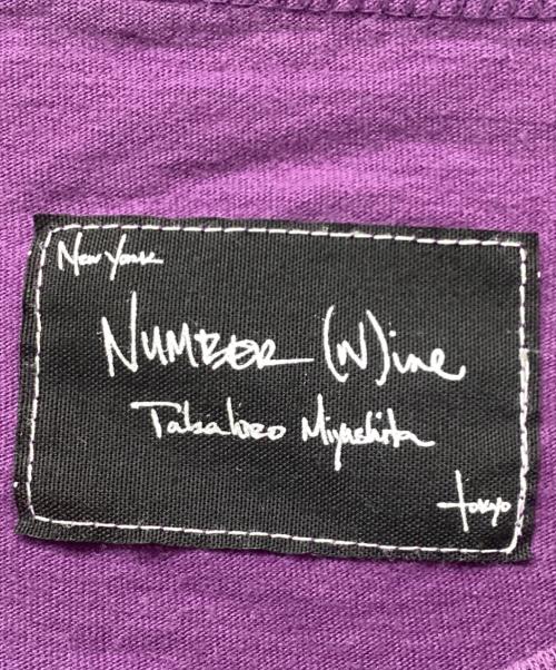 NUMBER (N)INE（ナンバーナイン）NUMBER (N)INE (ナンバーナイン) 半袖カットソー パープル サイズ:2の古着・服飾アイテム