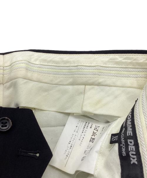 COMME des GARCONS HOMME DEUX（コムデギャルソン オム ドゥ）COMME des GARCONS HOMME DEUX (コムデギャルソン オム ドゥ) スラックス ネイビー サイズ:XSの古着・服飾アイテム
