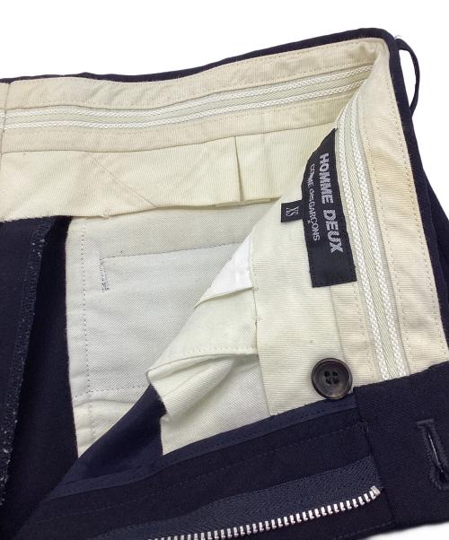 COMME des GARCONS HOMME DEUX（コムデギャルソン オム ドゥ）COMME des GARCONS HOMME DEUX (コムデギャルソン オム ドゥ) スラックス ネイビー サイズ:XSの古着・服飾アイテム