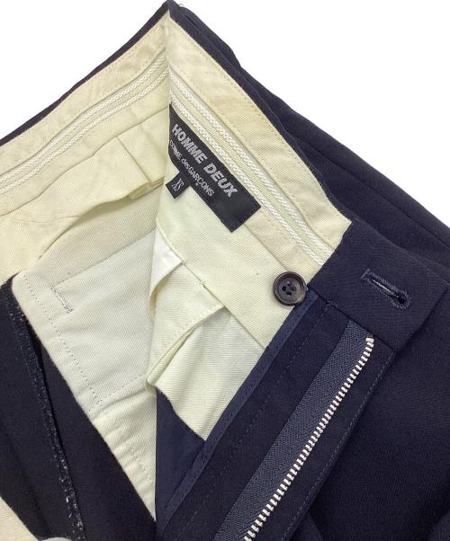 COMME des GARCONS HOMME DEUX（コムデギャルソン オム ドゥ）COMME des GARCONS HOMME DEUX (コムデギャルソン オム ドゥ) スラックス ネイビー サイズ:XSの古着・服飾アイテム