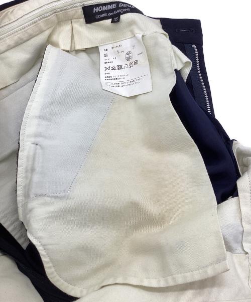 COMME des GARCONS HOMME DEUX（コムデギャルソン オム ドゥ）COMME des GARCONS HOMME DEUX (コムデギャルソン オム ドゥ) スラックス ネイビー サイズ:XSの古着・服飾アイテム