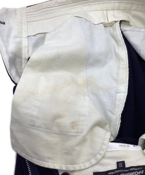 COMME des GARCONS HOMME DEUX（コムデギャルソン オム ドゥ）COMME des GARCONS HOMME DEUX (コムデギャルソン オム ドゥ) スラックス ネイビー サイズ:XSの古着・服飾アイテム
