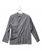 NIGEL CABOURNナイジェルケーボン）の古着「長袖シャツ」｜ブルー
