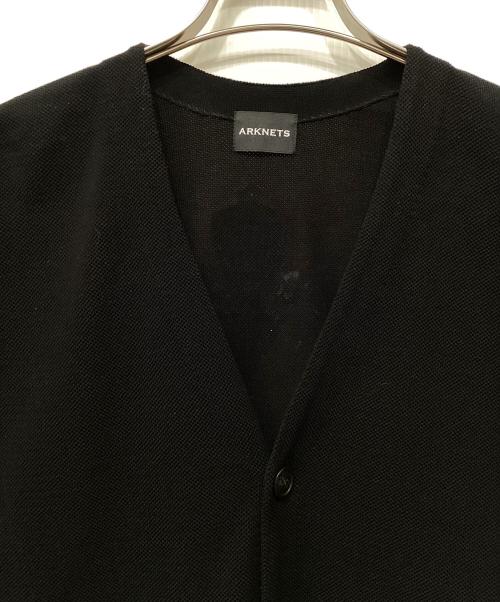 crepuscule（クレプスキュール）crepuscule (クレプスキュール) ARKnets (アークネッツ) カーディガン ブラック サイズ:1の古着・服飾アイテム