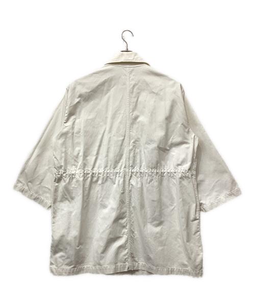 MM6 Maison Margiela（エムエムシックスメゾンマルジェラ）MM6 Maison Margiela (エムエムシックスメゾンマルジェラ) ミリタリースポーツジャケットコート ホワイト サイズ:38の古着・服飾アイテム