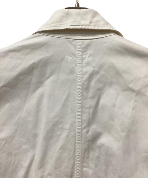 MM6 Maison Margiela（エムエムシックスメゾンマルジェラ）MM6 Maison Margiela (エムエムシックスメゾンマルジェラ) ミリタリースポーツジャケットコート ホワイト サイズ:38の古着・服飾アイテム