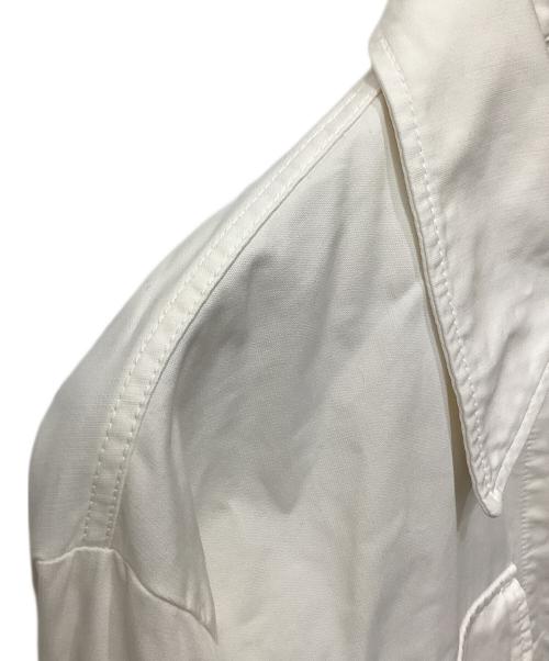 MM6 Maison Margiela（エムエムシックスメゾンマルジェラ）MM6 Maison Margiela (エムエムシックスメゾンマルジェラ) ミリタリースポーツジャケットコート ホワイト サイズ:38の古着・服飾アイテム